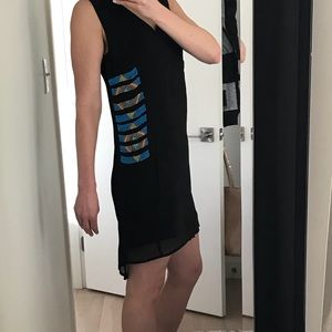 New Chloe Oliver black dress with beaded detail